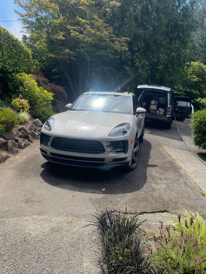 Porsche Macan after detail